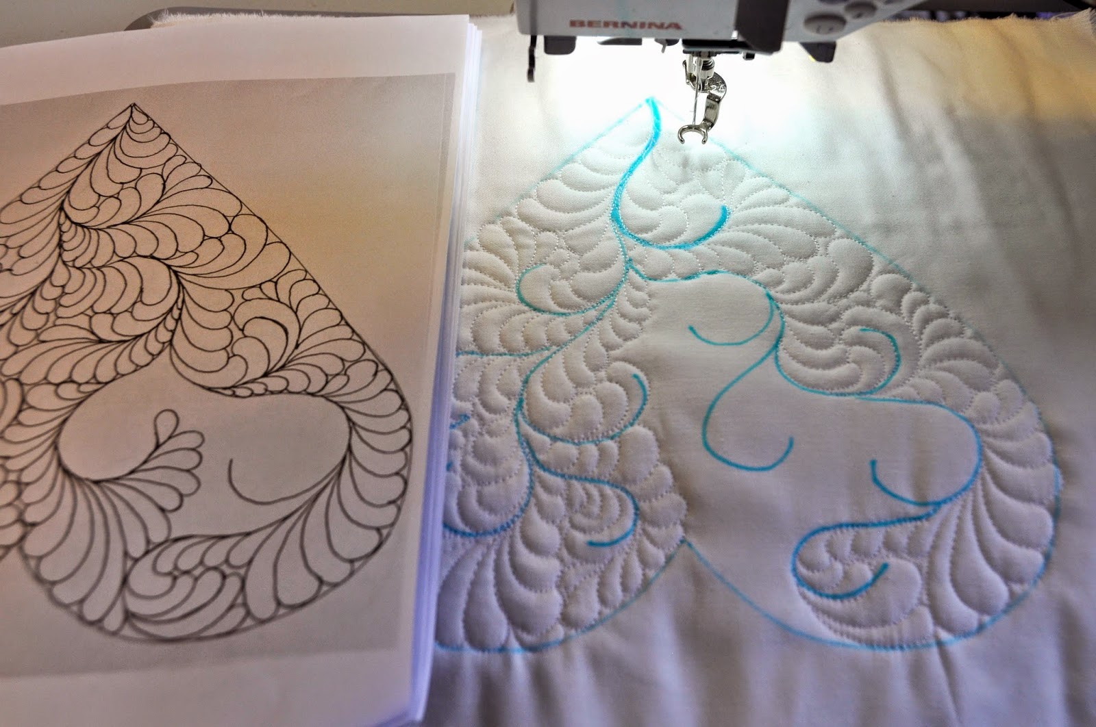 Feathered Heart.....Machine Quilting LuAnn Kessi Bloglovin’